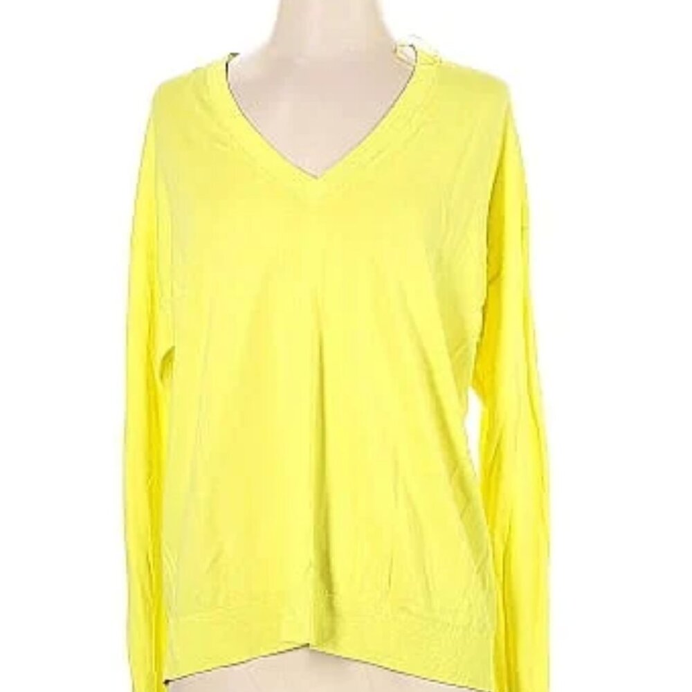 Zara Lemon V-Neck Light Weight Sweater